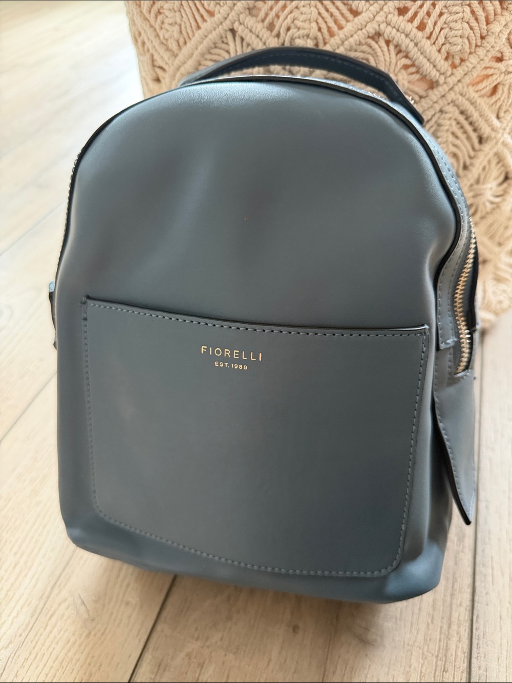 Dkny Slate Gray Mini Backpack